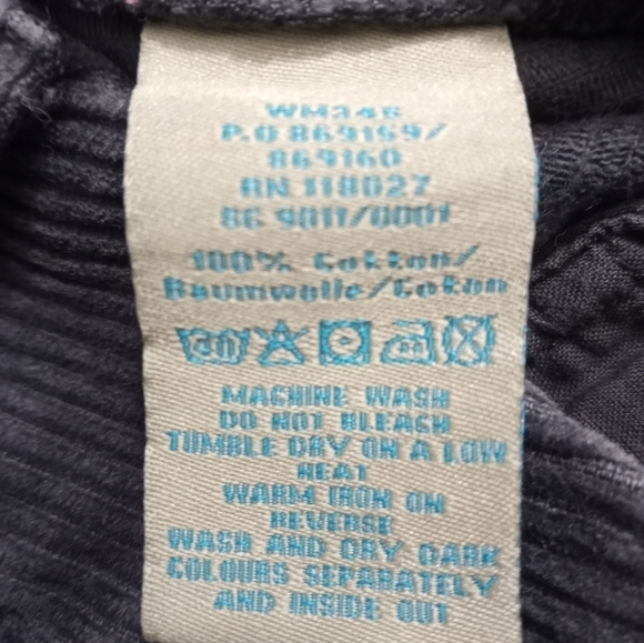 Boden Wide Wale Corduroy Pants Dark Gray Size 18L - Picture 15 of 16